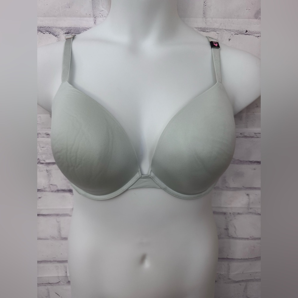 Victoria’s Secret Plus Size Bra Size 40D‎ Green Underwire Push Up